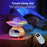 TCSP-001-WC USB Rechargeable Wood Grain Starry Sky Projection Night Light Bluetooth-compatible Speaker Phone Wireless Charger - Wood Color - 6