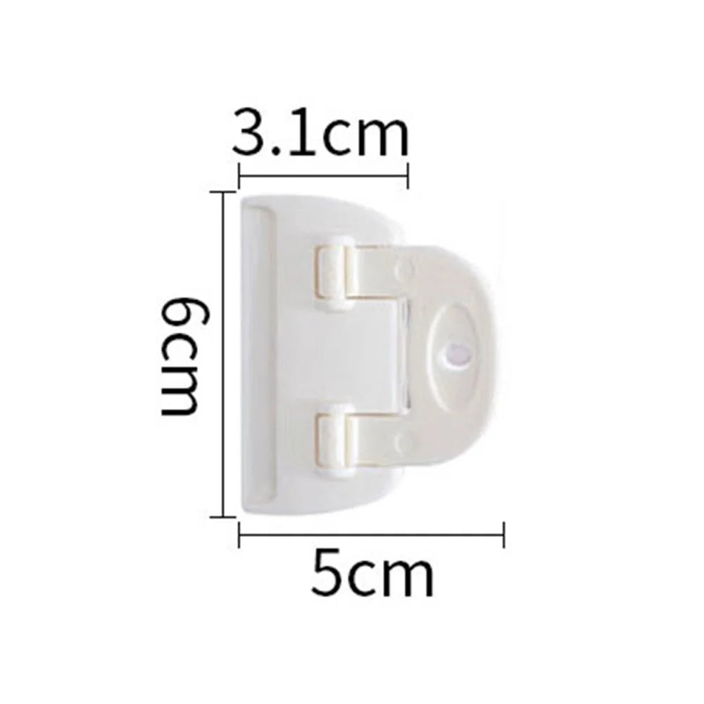 2PCS Food Bag Sealing Clips for Bread Bag, Cereal Bag, Office Document, Snack, Potato Chip Bag (Size: S) - 4