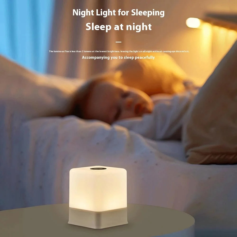 Built In 2400mAh Battery 3 Color Temperatures Dimmable Bedside Lamp Eye Care Touch Control Night Light - 4