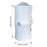 3 Colors Wireless Smart Motion Sensor Night Light for Hallway USB Rechargeable LED Wall Lamp - White - 7