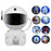 Creative Astronaut Hugging Star Christmas Projector Lamp with 4 Film Discs USB Powered Atmosphere Light Desktop Decor - 1