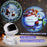 Creative Astronaut Hugging Star Christmas Projector Lamp with 4 Film Discs USB Powered Atmosphere Light Desktop Decor - 4