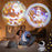 Creative Astronaut Hugging Star Christmas Projector Lamp with 4 Film Discs USB Powered Atmosphere Light Desktop Decor - 6