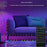 15m 150 LEDs USB Powered RGB Smart LED String Light Music Rhythm App Control Waterproof DIY Ambient Lamp - 5