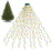 2m 400 LEDs Waterproof Christmas Tree Curtain String Lights 8 Modes Waterfall Fairy Lamp Tree Topper Decor, EU Plug - Colorful Light - 2