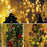 10m 400 LEDs Solar Powered LED Curtain Icicle String Light IP44 Waterproof 8 Modes Ambiance Lamp - Warm White - 5