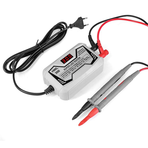0-300V LED Lamp TV Backlight Tester Multifunctional LED Strips Beads Test Tool Measurement Instruments for LED Light (CE / FCC Certified) - Black / EU Plug - 1