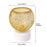 Electronic Candle Light Creative Hollow Gold Plated Wrought Iron Table Night Light for Christmas Decor - 5.3cm Half Ball - 5
