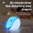 A044 Narwhal Silicone Night Light Tap Control Stress Relief Bedside Lamp Gift Desktop Decor - Blue - 7