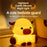 Cow Shape Silicone Night Light Tap Control Stress Relief Bedside Companion Lamp Desktop Decor Decompression Toy - 2