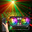 TC-7012 3 Auto  /  Sound Modes Dual-Head Magic Ball Independent Control Timer RGB LED Stage Light for KTV Home Bar - EU Plug - 4