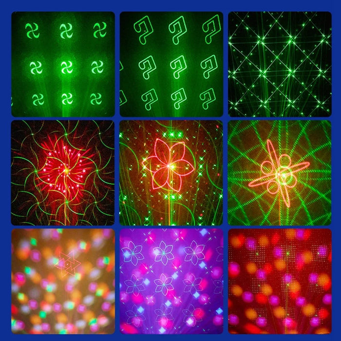 TC-7012 3 Auto  /  Sound Modes Dual-Head Magic Ball Independent Control Timer RGB LED Stage Light for KTV Home Bar - EU Plug - 5