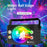 TC-7009-1 3 Sound  /  Auto Modes Large Magic Ball Light Independent Control Timer RGB LED Party Lamp for Bar Home - EU Plug - 3