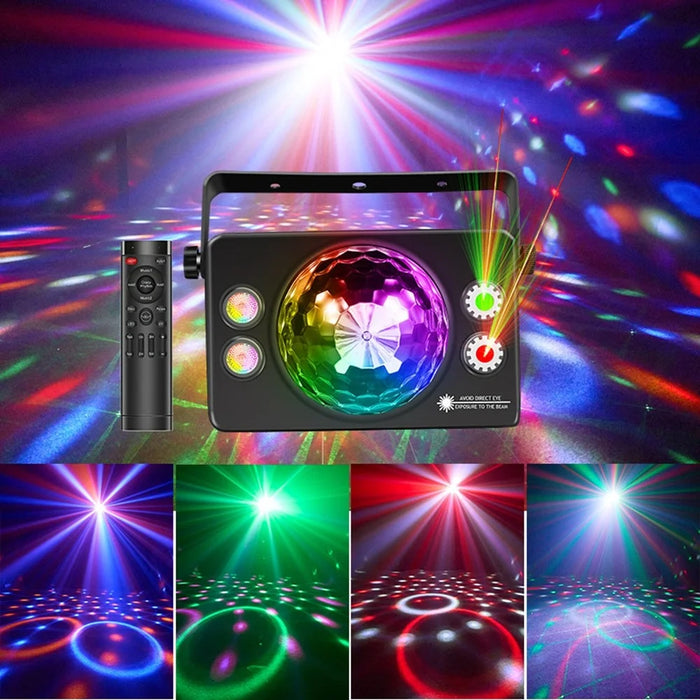 TC-7009-1 3 Sound  /  Auto Modes Large Magic Ball Light Independent Control Timer RGB LED Party Lamp for Bar Home - EU Plug - 4