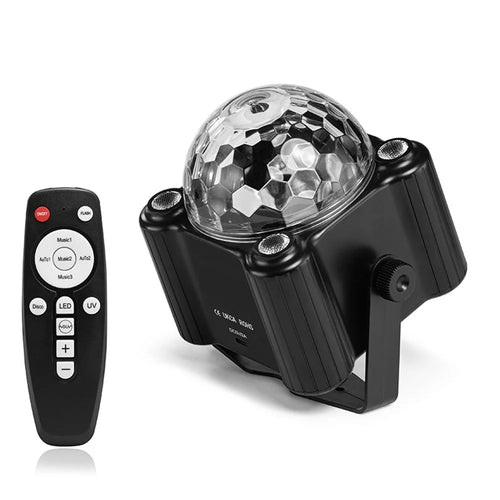 TC-7011-1 3 Sound Modes Cylindrical UV Magic Ball Light Voice-Activated RGB LED Strobe Lamp for KTV Home Party - 1