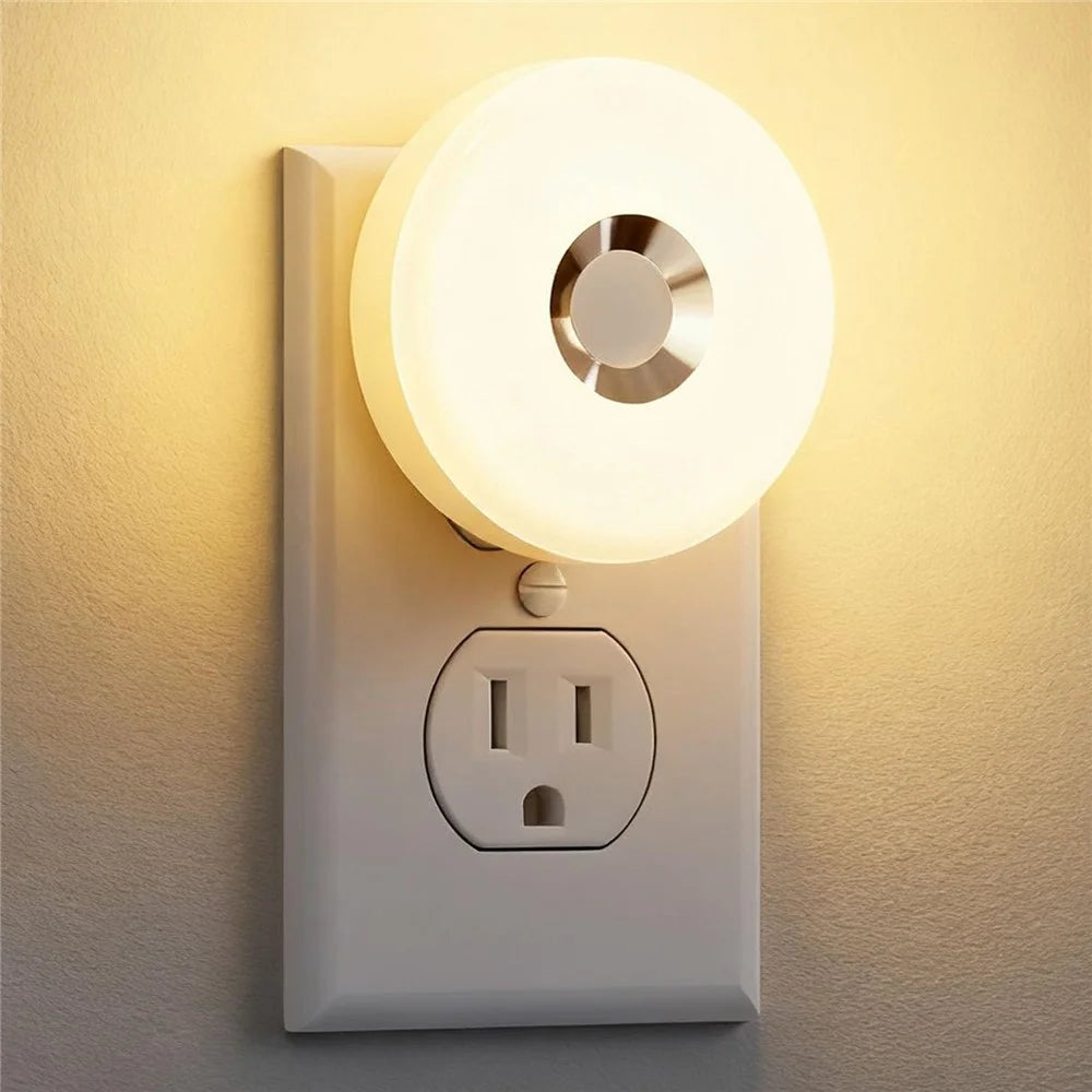 3 Color Temperatures Touch Sensor Night Light Eye-Caring Bedside Lamp Rechargeable Portable for Bedroom Study - EU Plug - 1
