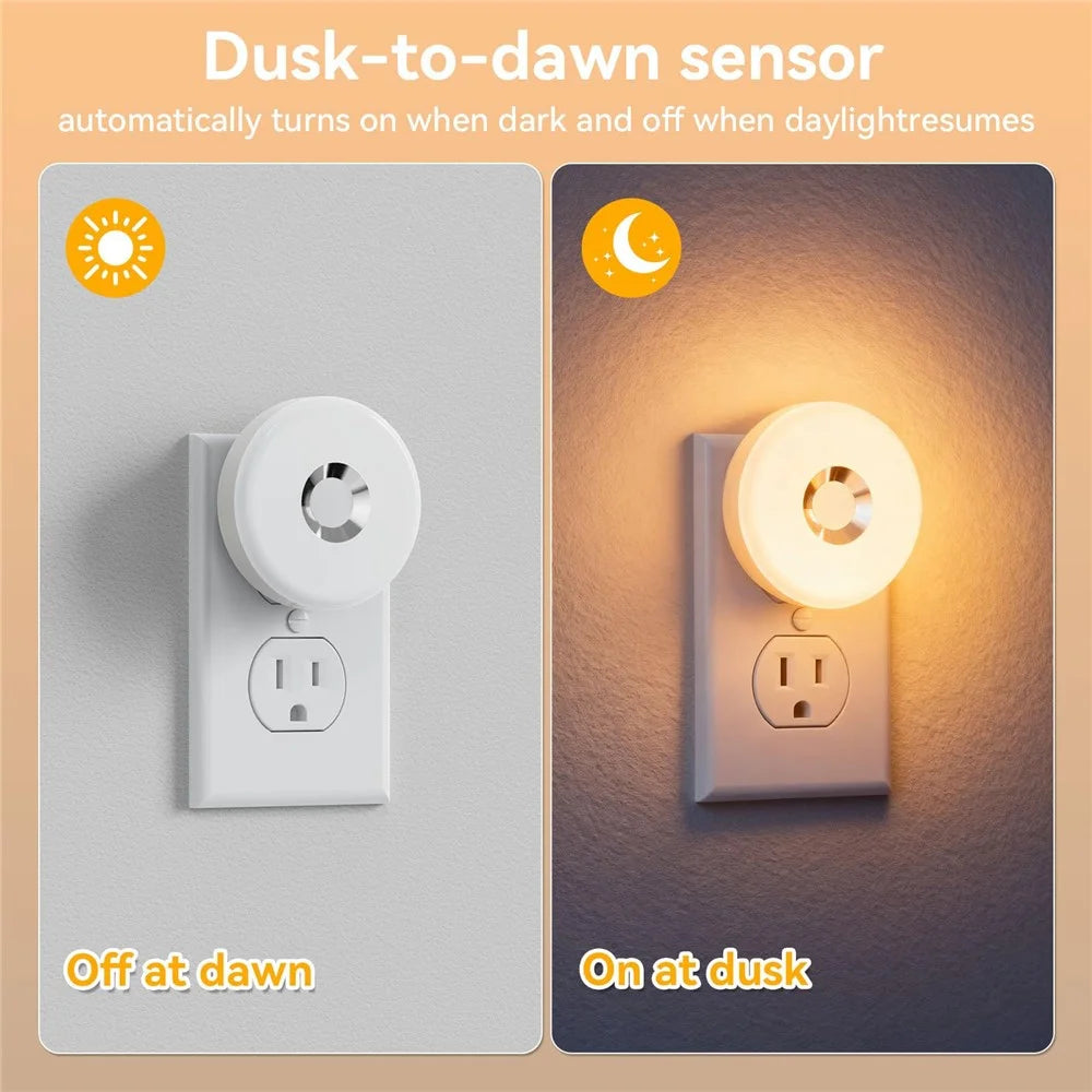 3 Color Temperatures Touch Sensor Night Light Eye-Caring Bedside Lamp Rechargeable Portable for Bedroom Study - EU Plug - 2