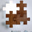 12W 3 Color Wooden Block Wall Lamp Modern Minimalist LED Bedside Light for Bedroom Hallway - 3