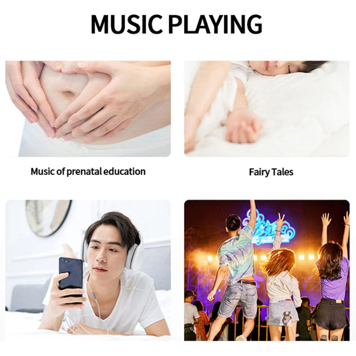 Indoor Music Light Bluetooth-Compatible Mini Four-Leaf Lamp Wireless Color Changing Atmosphere Light for Home - Star Sky - 6
