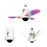 Small Star Projector Lamp E27 Three-Leaf Folding RGB Color Changing Ceiling Light Bluetooth-compatible Speaker with Remote Control - 3