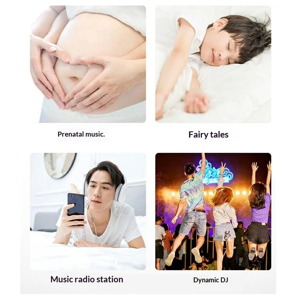 Small Star Projector Lamp E27 Four-Leaf Folding RGB Color Changing Ceiling Light Bluetooth-compatible Speaker with Remote Control - 4