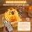 ICARER FAMILY DONO Duck White Noise Night Light Speaker Bluetooth-Compatible Remote Control Speaker with 7-Color Gradient Atmosphere Light TWS Pairing - 2