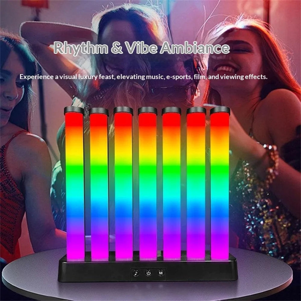 KBB-50 Single Button RGB Gaming Sound Reactive Light Desktop Ambient Lamp for Bedroom Night Light - 4
