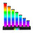 KBB-51 Button-Controlled RGB Ambient Light Bluetooth-Compatible APP Sound Reactive Lamp for Gaming Desktop - 1