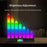 KBB-51 Button-Controlled RGB Ambient Light Bluetooth-Compatible APP Sound Reactive Lamp for Gaming Desktop - 4