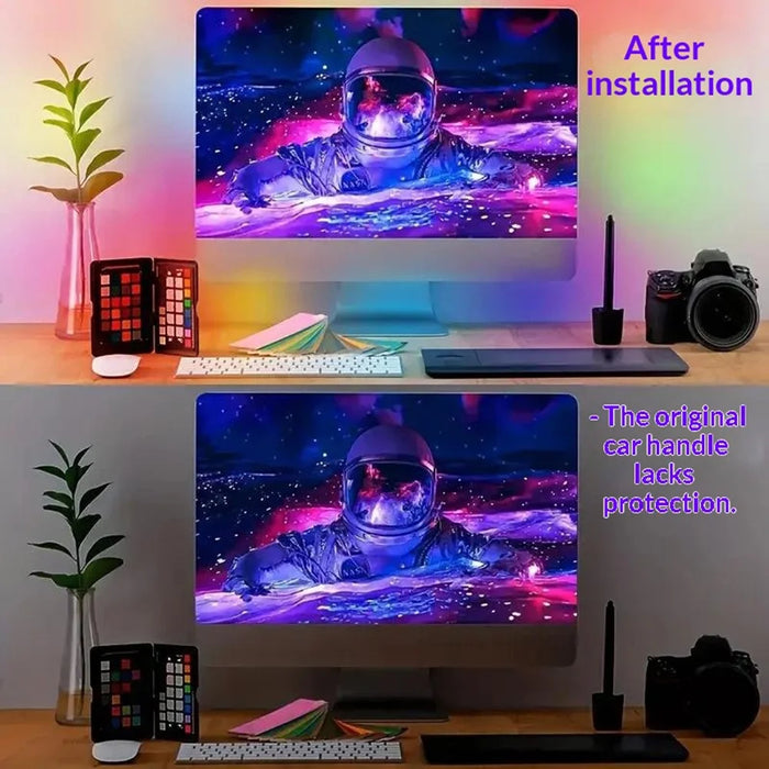 KBB-54 Single Wired Control 24 inch LED Gaming RGB Ambient Light Strip Silicone Flexible Stick-on Light for Computer - 2