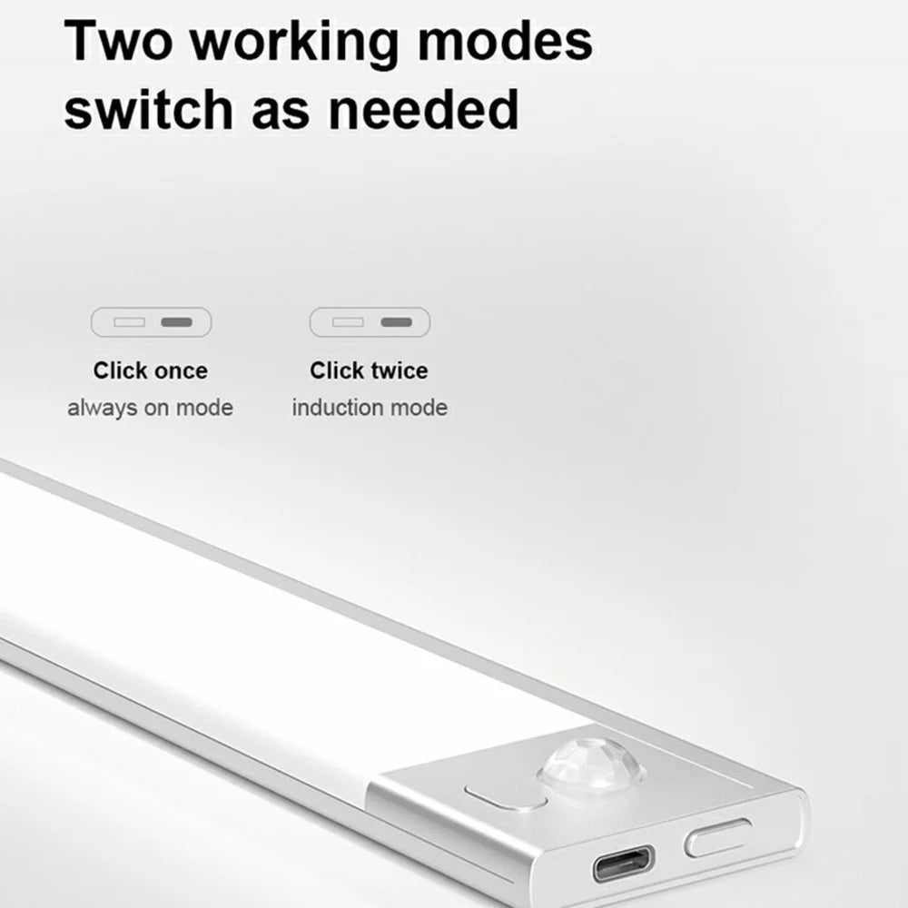 L1-021 40cm Ambient Light Dual Mode Sensor Rechargeable Magnetic LED RGB Light with 5 Natural Light - Tarnish - 7
