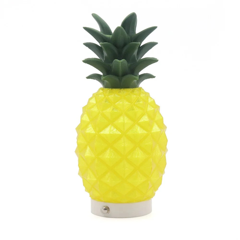 Creative Night Light 3D Printed PLA Pineapple Ambient Decorative Bedside Lamp for Home / Office - 1