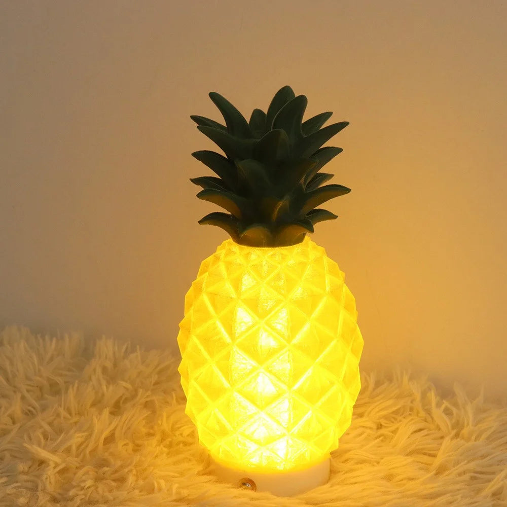 Creative Night Light 3D Printed PLA Pineapple Ambient Decorative Bedside Lamp for Home / Office - 2