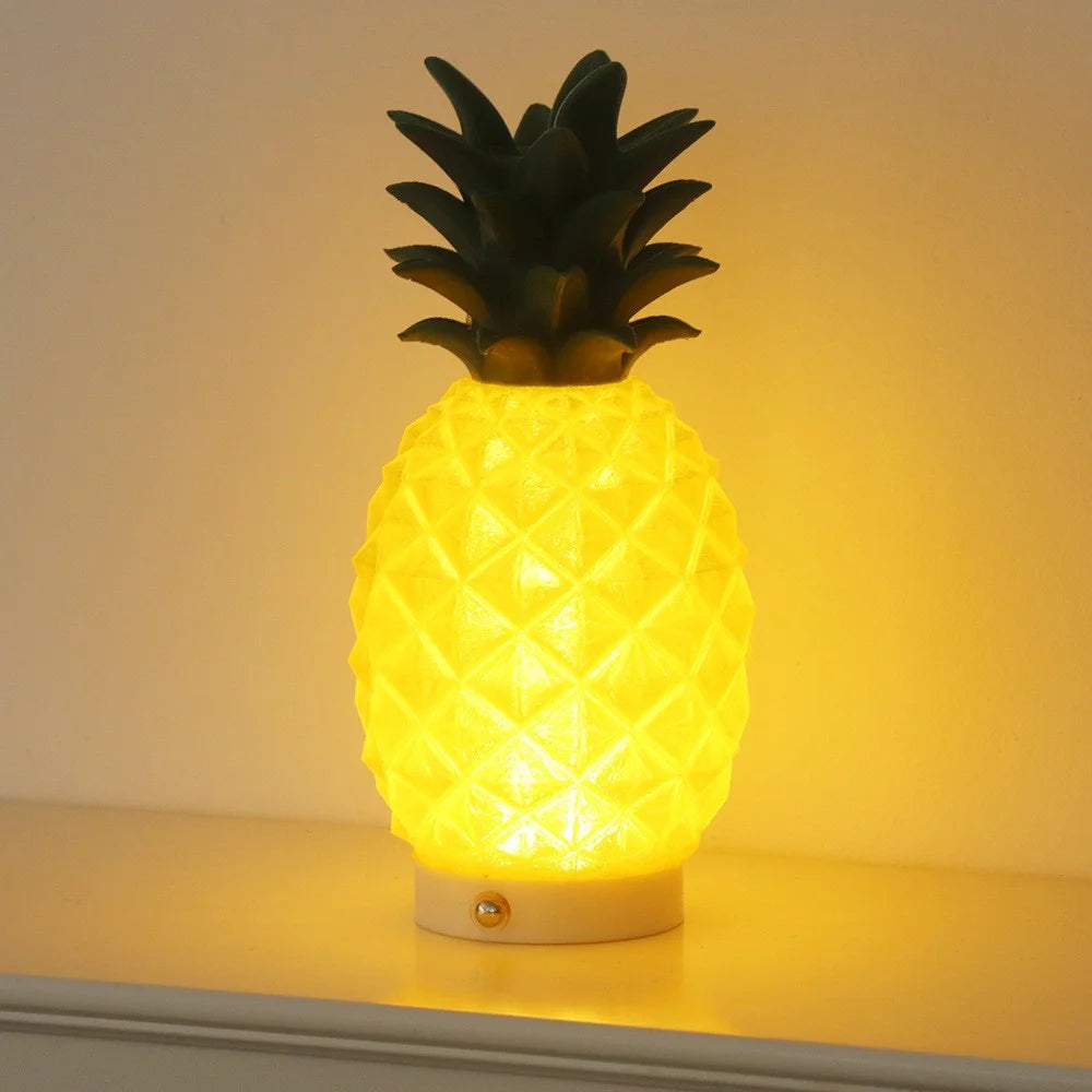 Creative Night Light 3D Printed PLA Pineapple Ambient Decorative Bedside Lamp for Home / Office - 6