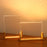 Large 203×150×4mm DIY Acrylic Handwritten Note Board Wood LED Light Stand Night Light USB Powered (Warm Light) - Beech Wood Base - 7