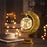 Hollow-Out LED Moon Lamp Iron Art Decorative Light Bedroom Ambient Night Light (Battery Not Included) - Round Shaped - 1