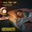 Hollow-Out LED Moon Lamp Iron Art Decorative Light Bedroom Ambient Night Light (Battery Not Included) - Round Shaped - 3