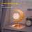 Hollow-Out LED Moon Lamp Iron Art Decorative Light Bedroom Ambient Night Light (Battery Not Included) - Round Shaped - 4