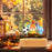 Acrylic Night Light Cute Pattern Printing USB Powered Ambient Light for Desktop Decor - Animal Party - 1