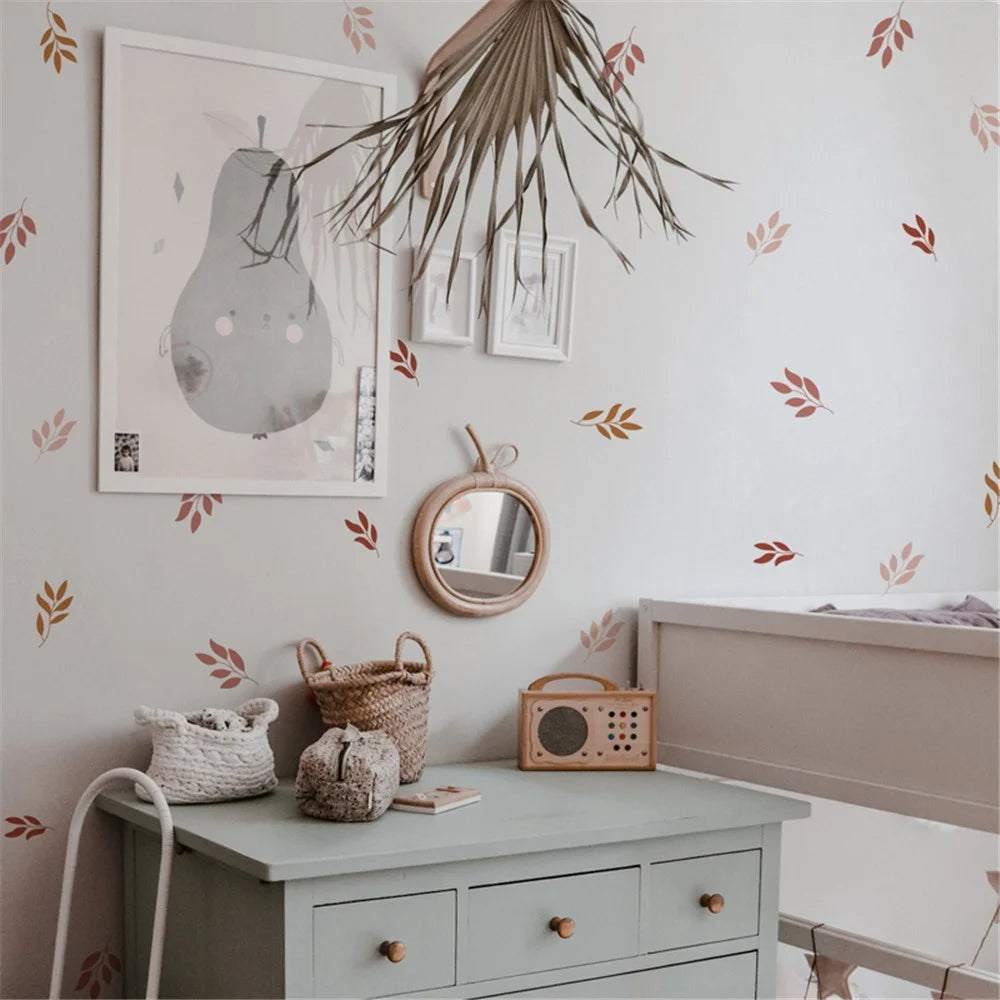 Kid's Room Wall Stickers Leaf Decor Wall Decoration for Children Bedroom, Playroom (without EN71 Certification) - 3