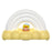 ICARER FAMILY Rainbow Night Light Touch Sensor Bedside Lamp 3 Lighting Modes For Bedroom - Yellow - 1