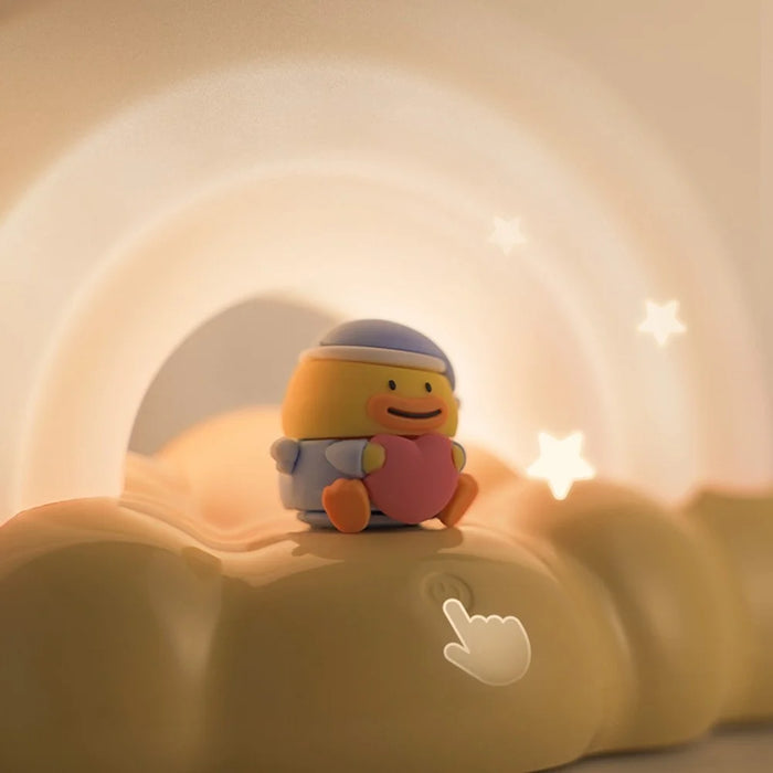 ICARER FAMILY Rainbow Night Light Touch Sensor Bedside Lamp 3 Lighting Modes For Bedroom - Yellow - 4