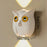 Owl Motion Sensor Night Light Magnetic Rechargeable Wall Light for Hallway Corridor - White - 1
