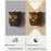 Owl Motion Sensor Night Light Magnetic Rechargeable Wall Light for Hallway Corridor - White - 5