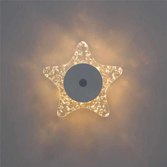 Star-shaped Night Light Motion Sensor Magnetic Base 3 Color Adjustable Ambient Wall Light - 6