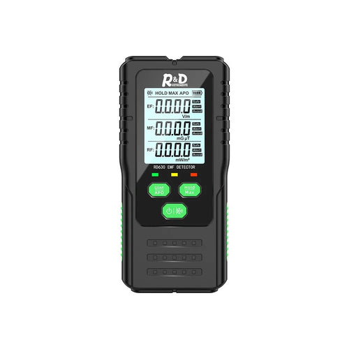 R&D Instruments EMF Detector 3 in 1 Electric Magnetic RF Radiation Meter EF MF Frequency Tester - 1