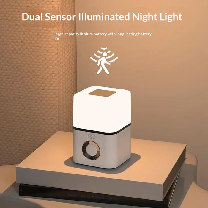 TB-137SLIR 2000mAh Rechargeable PIR Motion Sensor Night Light Portable LED Camping Light for Bedroom Outdoor - 5