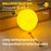 A072 Balloon Silicone Night Light Pull String Table Lamp 3 Brightness Levels Touch Control for Bedroom - 6