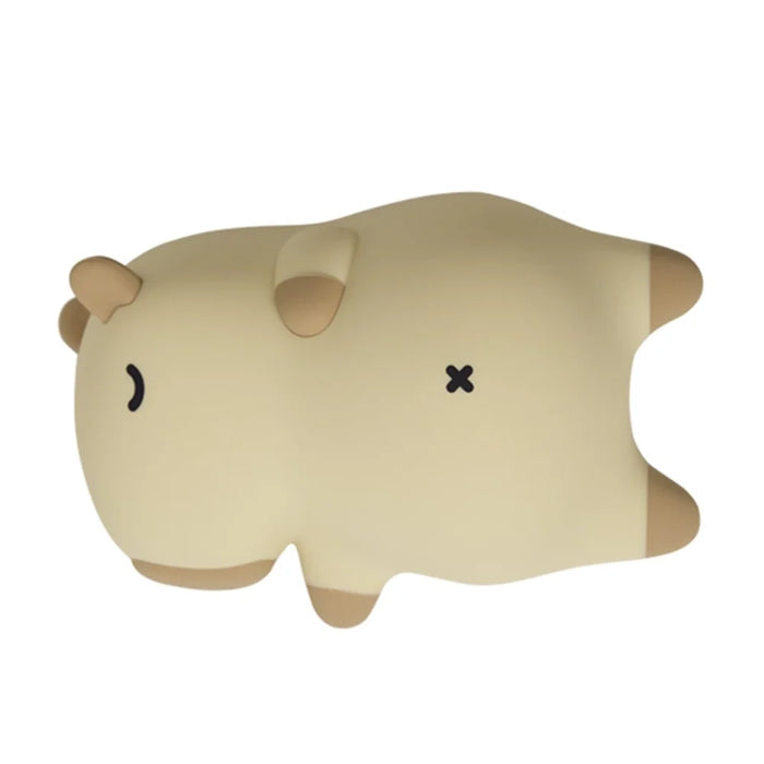 A073 Capybara Snoring Sleep Silicone Night Light 3 Brightness Levels Timing for Bedroom - 1