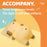 A073 Capybara Snoring Sleep Silicone Night Light 3 Brightness Levels Timing for Bedroom - 6
